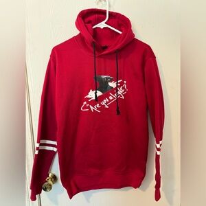 No brand hoodie- funny cat - size medium
